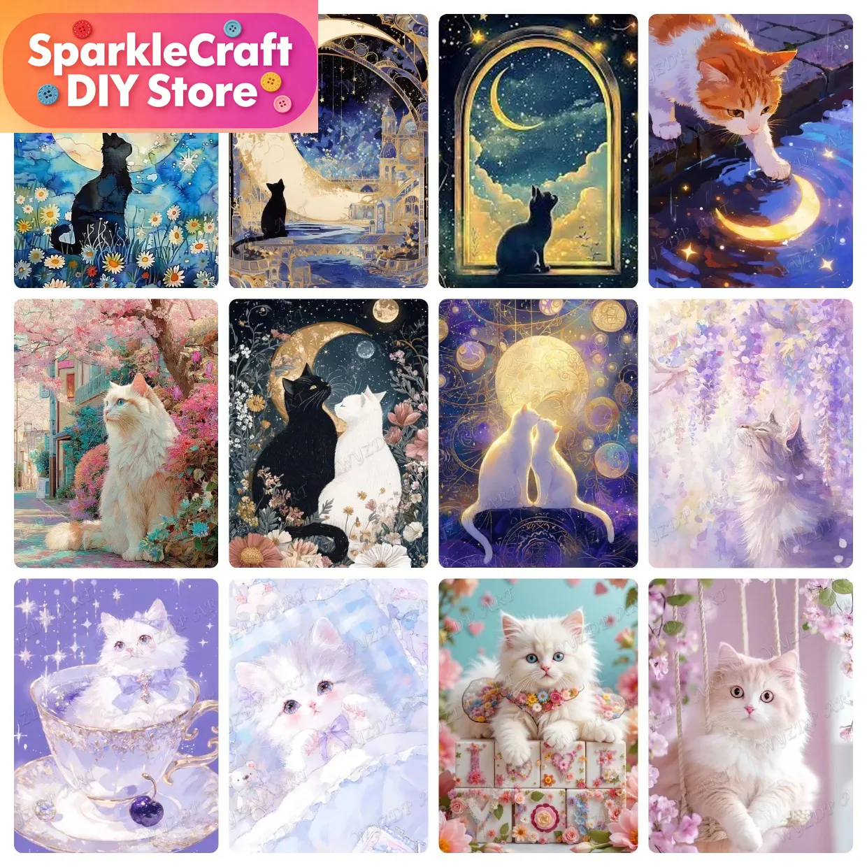 Resin Art Home Decor - طقم رسم بالألماس ثلاثي الأبعاد 5D