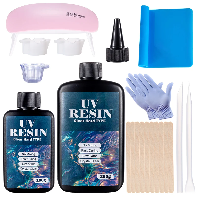 Resin Art Tool Kit - مجموعة غراء راتينج الأشعة فوق البنفسجية