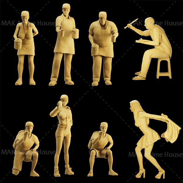 Resin Art Watch - المنمنمات غير المطلية 1/64 شارع الكتابة