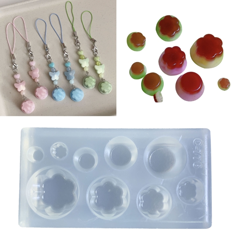 Resin Art Tool Kit - قالب سيليكون على شكل بودنغ لطيف