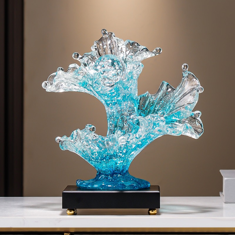Resin Art Gift For Birthday - تمثال فني للازدهار والثراء، ديكورات للمنزل