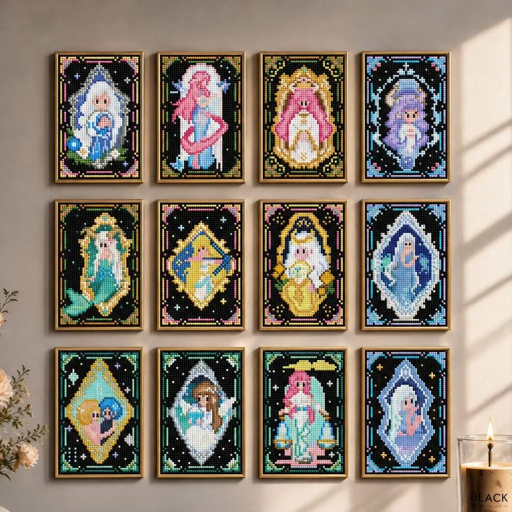 Resin Art Home Decor - مجموعة الرسم بالألماس MINIGEM 5D DIY