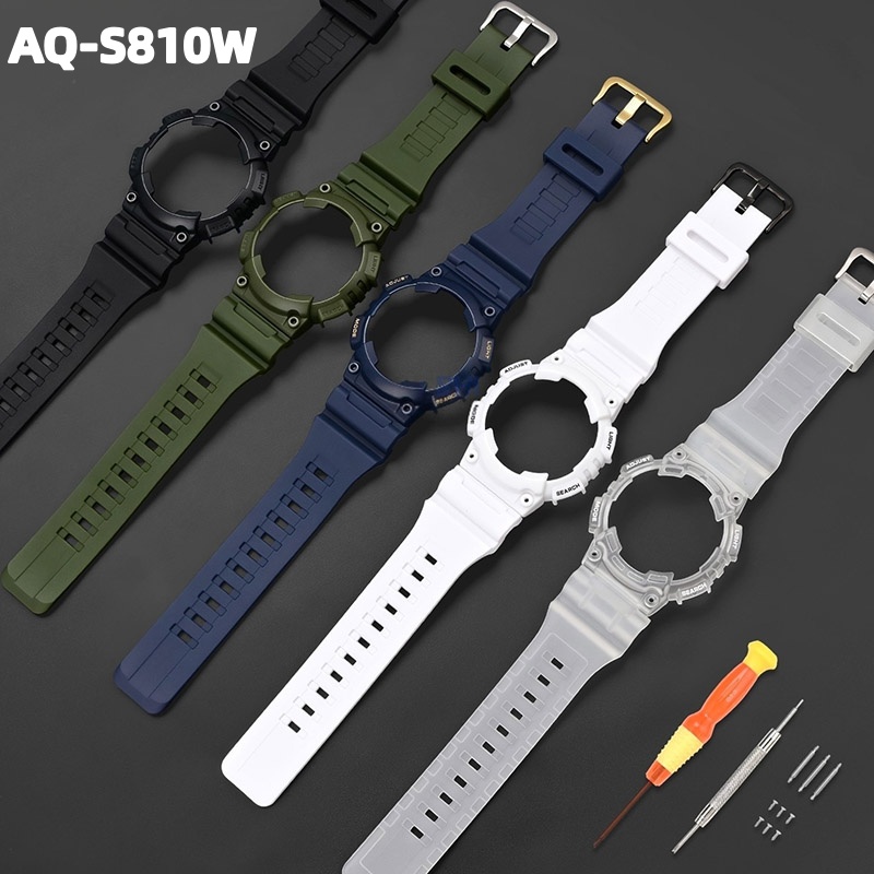 ل كاسيو AQ-S810 AQ-S810W AQS81 - مراجعة Resin Art Watch وسعره