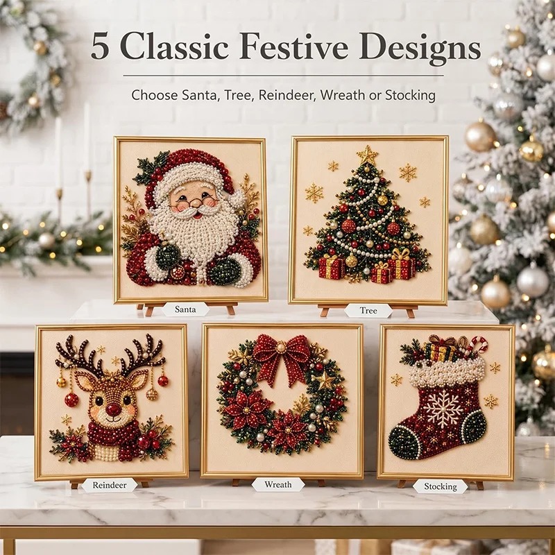 مجموعة فن الرسم باللؤلؤ والماس - مراجعة Resin Art Home Decor وسعره