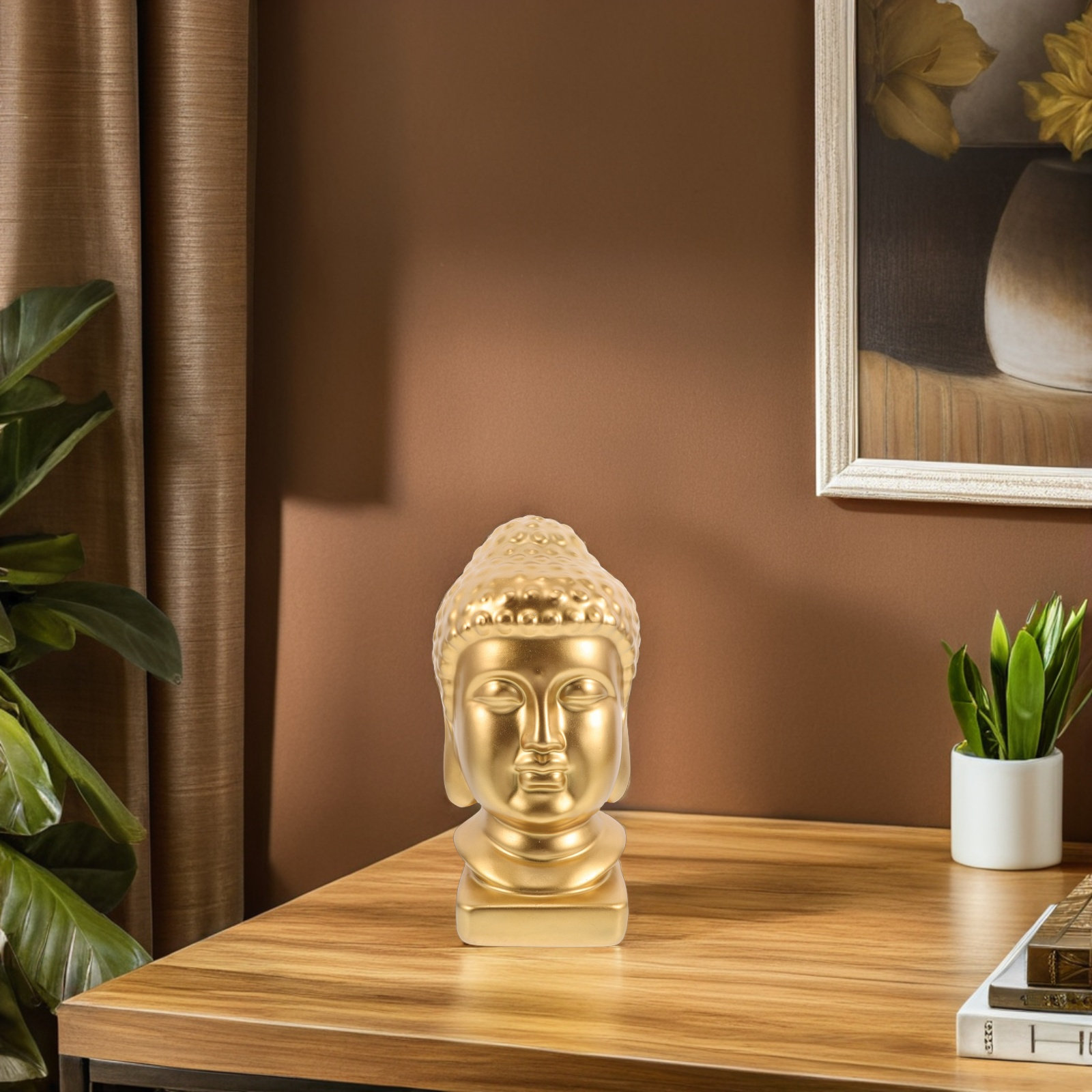 تمثال رأس بوذا من الراتنج، منح - مراجعة Resin Art And Decor وسعره