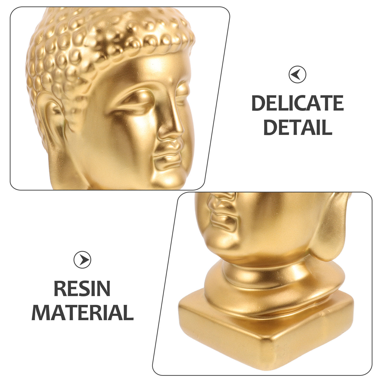 تمثال رأس بوذا من الراتنج، منح - مراجعة Resin Art And Decor وسعره