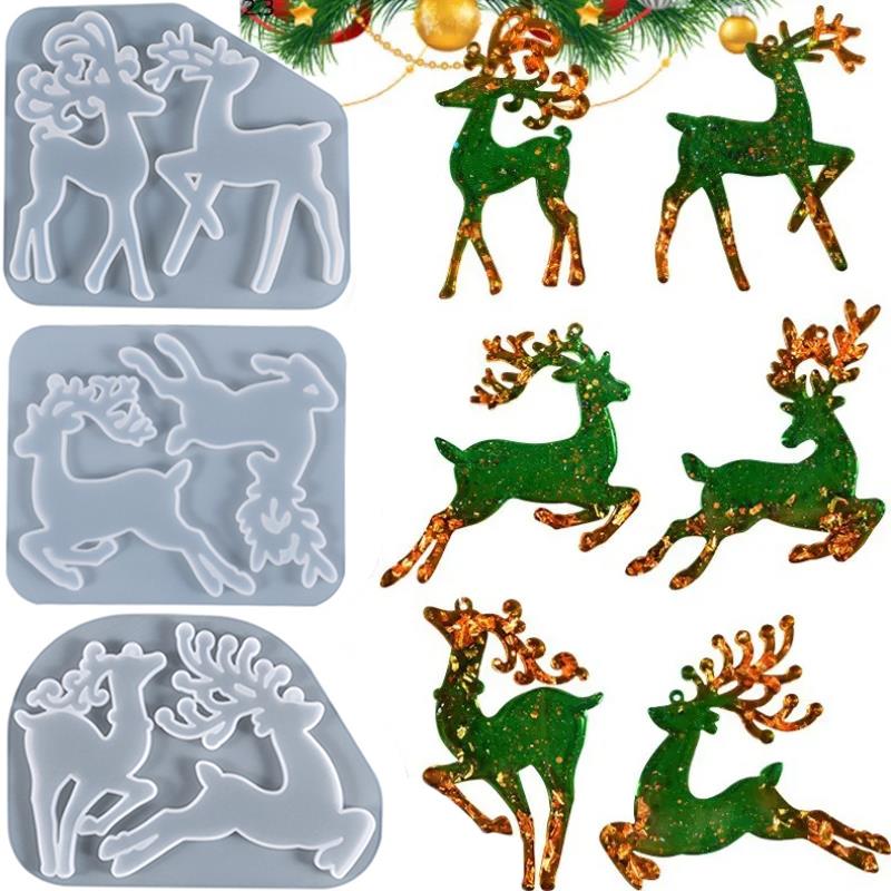 عيد الميلاد الأيائل الايبوكسي  - مراجعة Resin Art Tool Kit وسعره