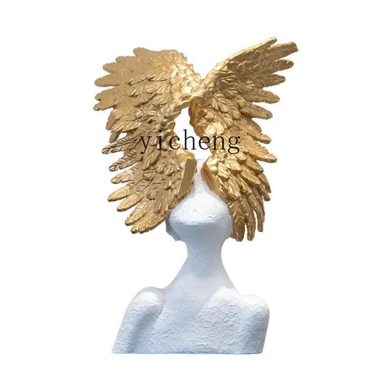 زخرفة جناح ملاك بتصميم فني تجر - مراجعة Resin Art And Decor وسعره