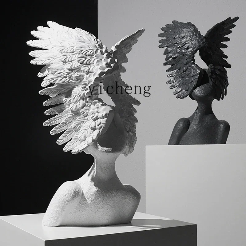 زخرفة جناح ملاك بتصميم فني تجر - مراجعة Resin Art And Decor وسعره
