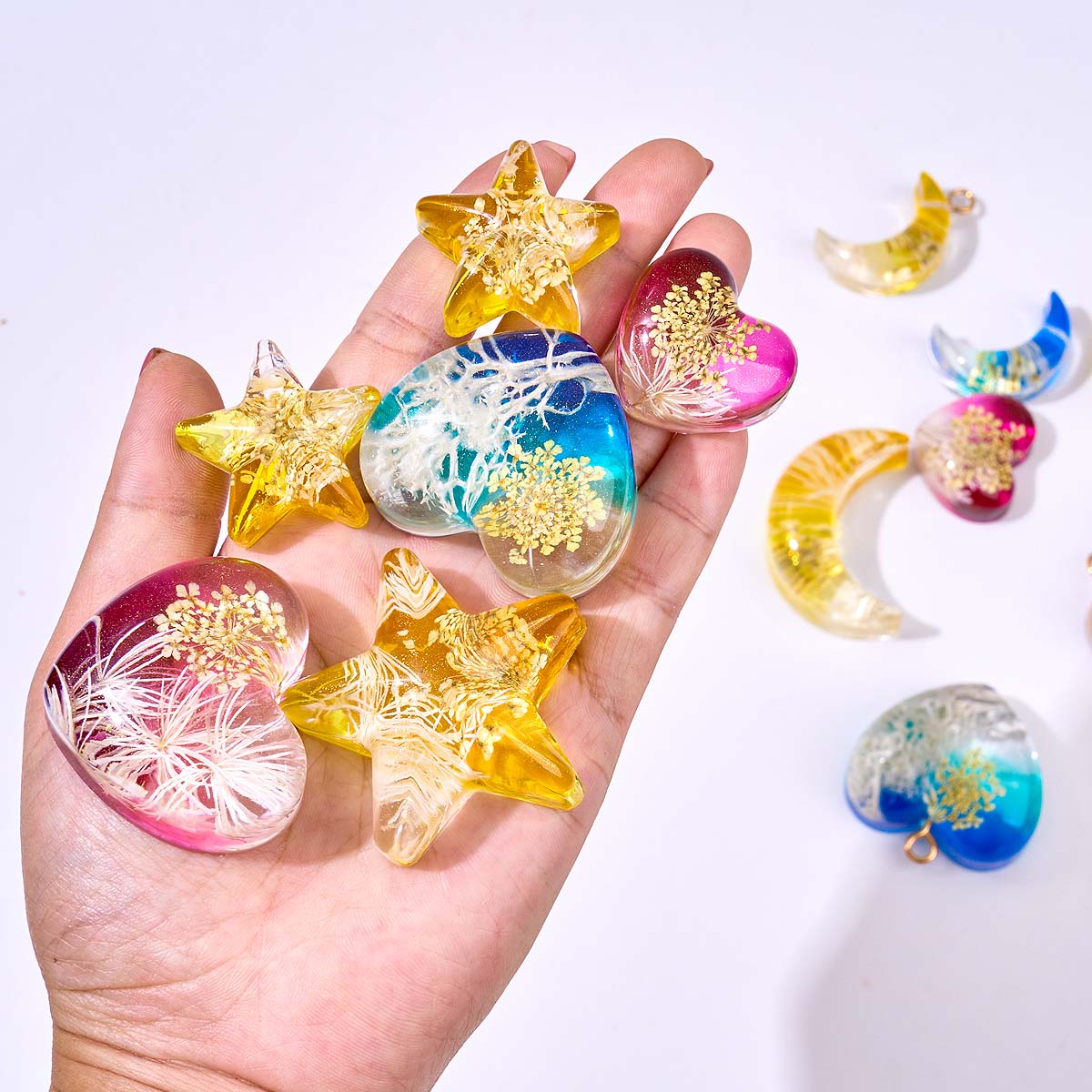 قالب سيليكون على شكل قلب ونجمة - مراجعة Resin Art Heart وسعره