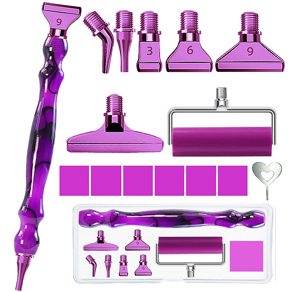 مجموعة أدوات ملحقات قلم الرسم  - مراجعة Resin Art Tool Kit وسعره