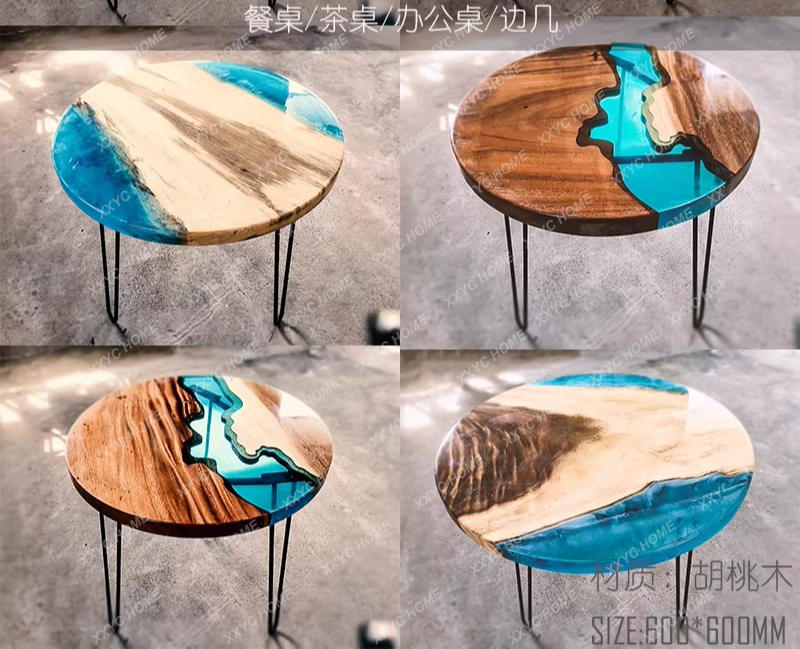 طاولة طعام فنية إبداعية من الخ - مراجعة Resin Art With Wood وسعره