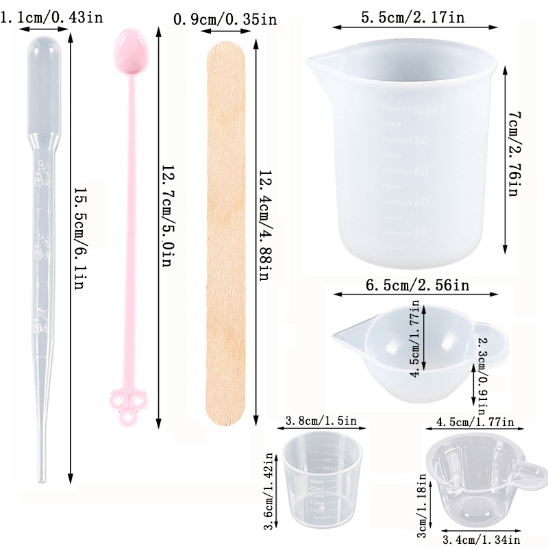 مجموعة أدوات صب الراتنج الإيبو - مراجعة Resin Art Tool Kit وسعره