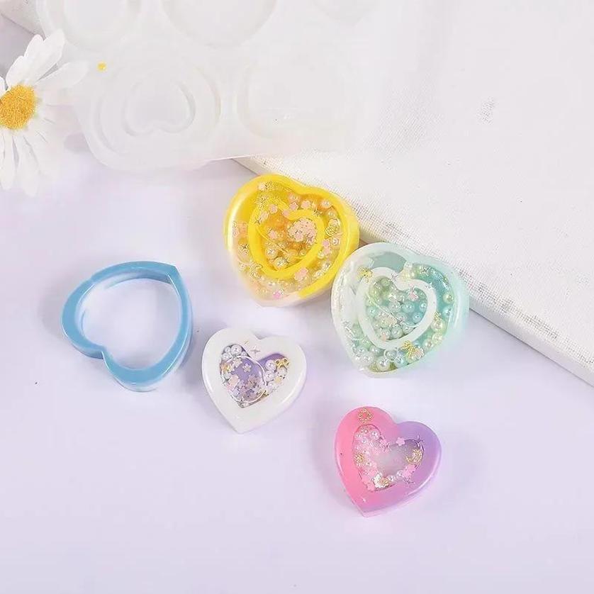 الراتنج شاكر قوالب السيليكون D - مراجعة Resin Art Heart وسعره