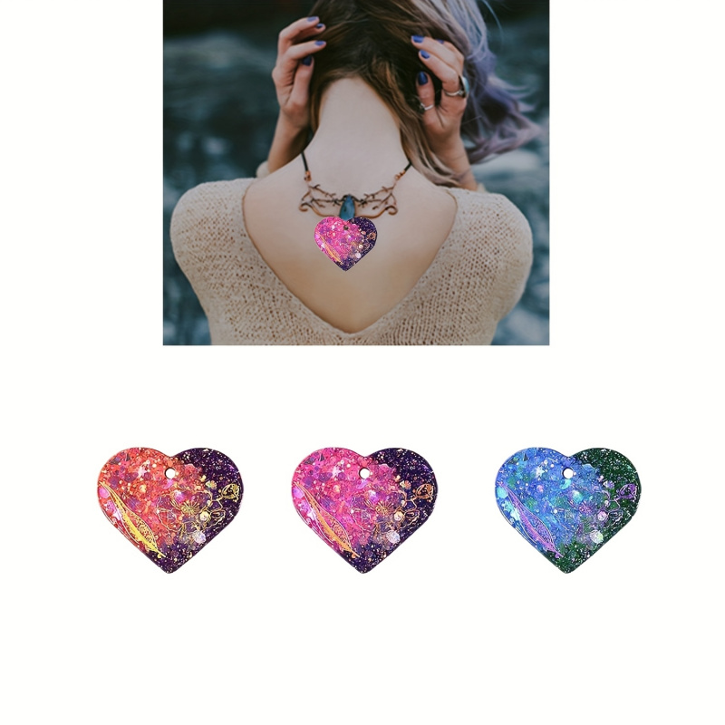 مجموعة قوالب راتنجية على شكل ق - مراجعة Resin Art Heart وسعره