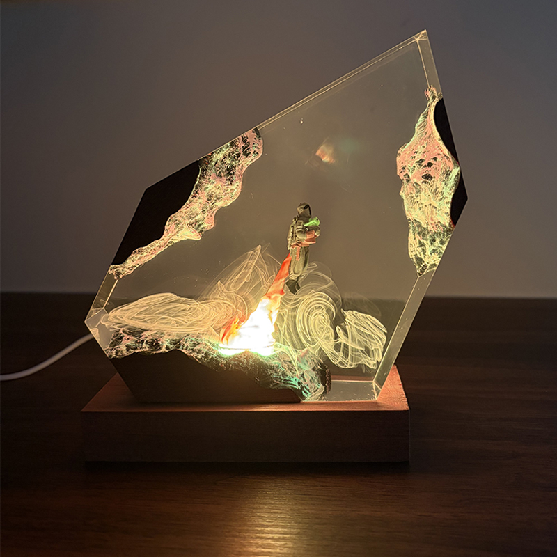 مصباح طاولة على شكل كائن حي من - مراجعة Resin Art And Decor وسعره