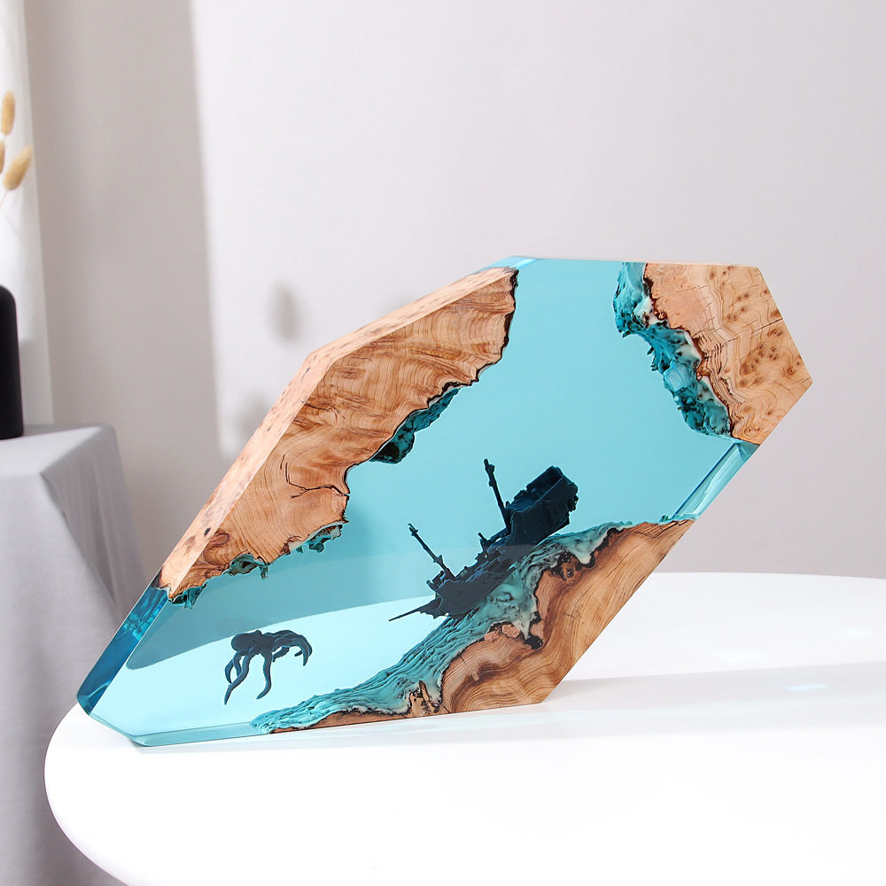 تحفة فنية مكتبية مضيئة مخصصة ب - مراجعة Resin Art And Decor وسعره